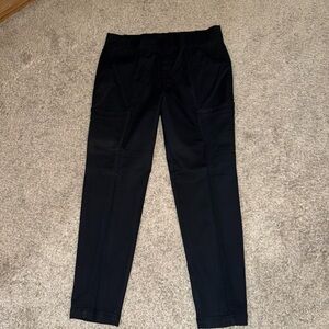 Natural Reflections Black Cargo Pants Straight Leg